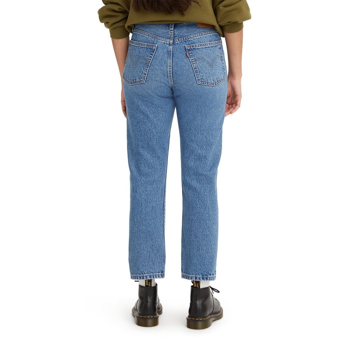 Levi's straight 2024 crop jeans