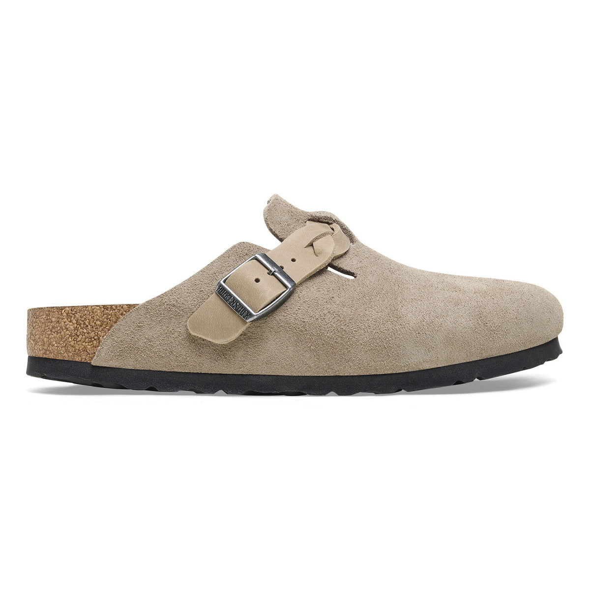 Birkenstock Boston Braided Suede Leather