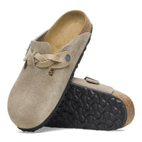 Birkenstock Boston Braided Suede Leather