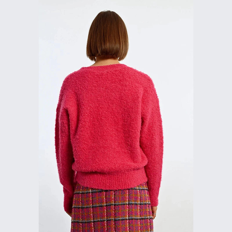 Molly Bracken Boucle Knit Sweater