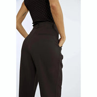 Molly Bracken Wide Pleated Pants