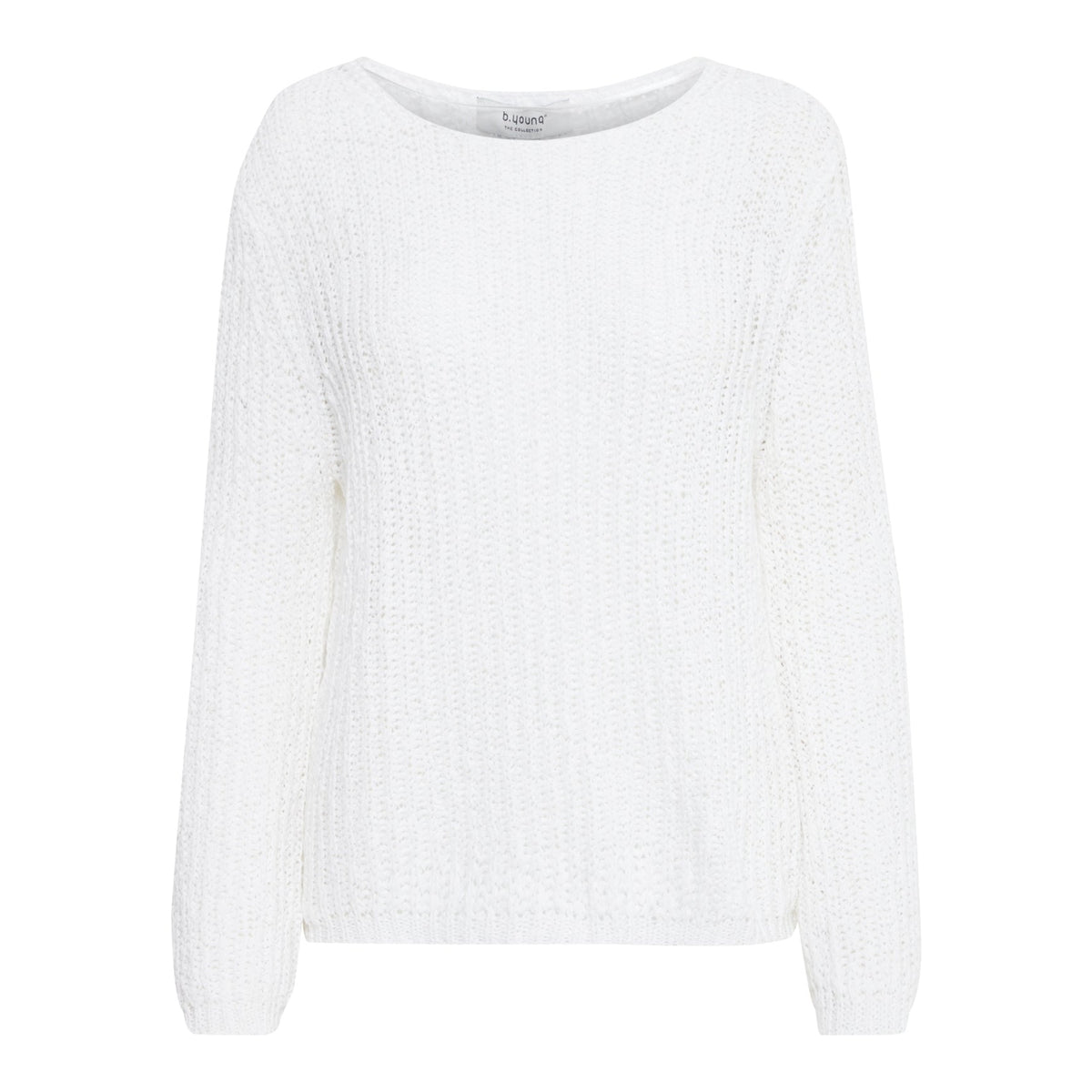 b.young Loose Knit Mara Long Sleeve Top