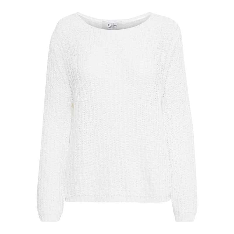 b.young Loose Knit Mara Long Sleeve Top