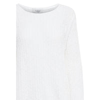 b.young Loose Knit Mara Long Sleeve Top