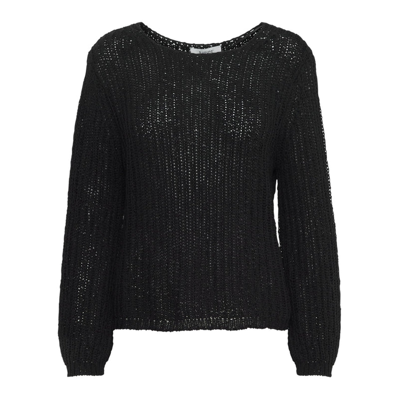 b.young Loose Knit Mara Long Sleeve Top