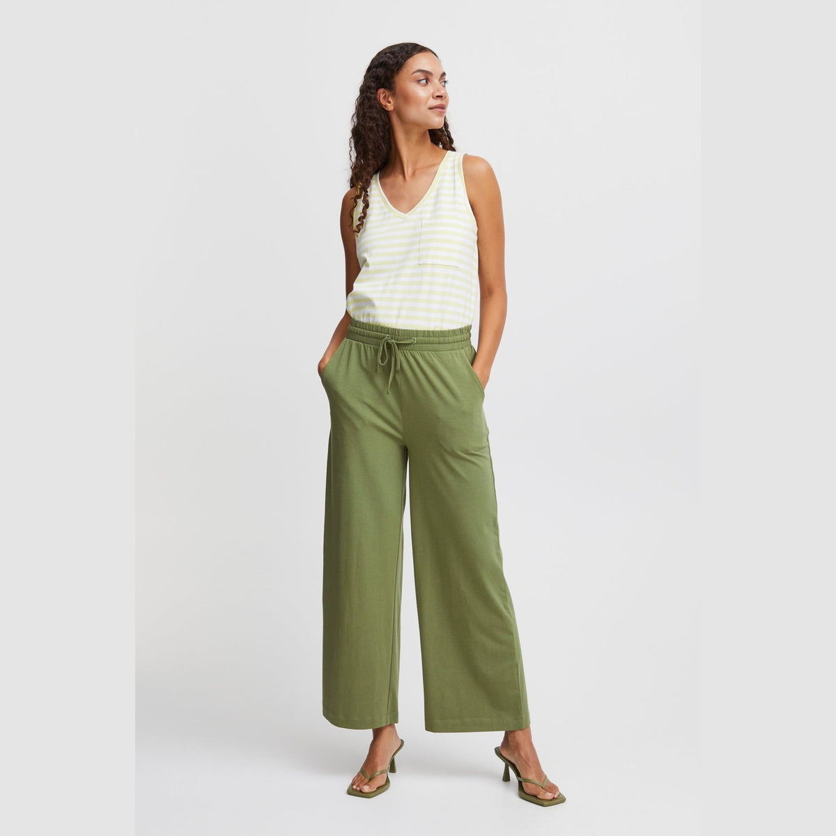b.young Soft Jersey Ankle Pants 