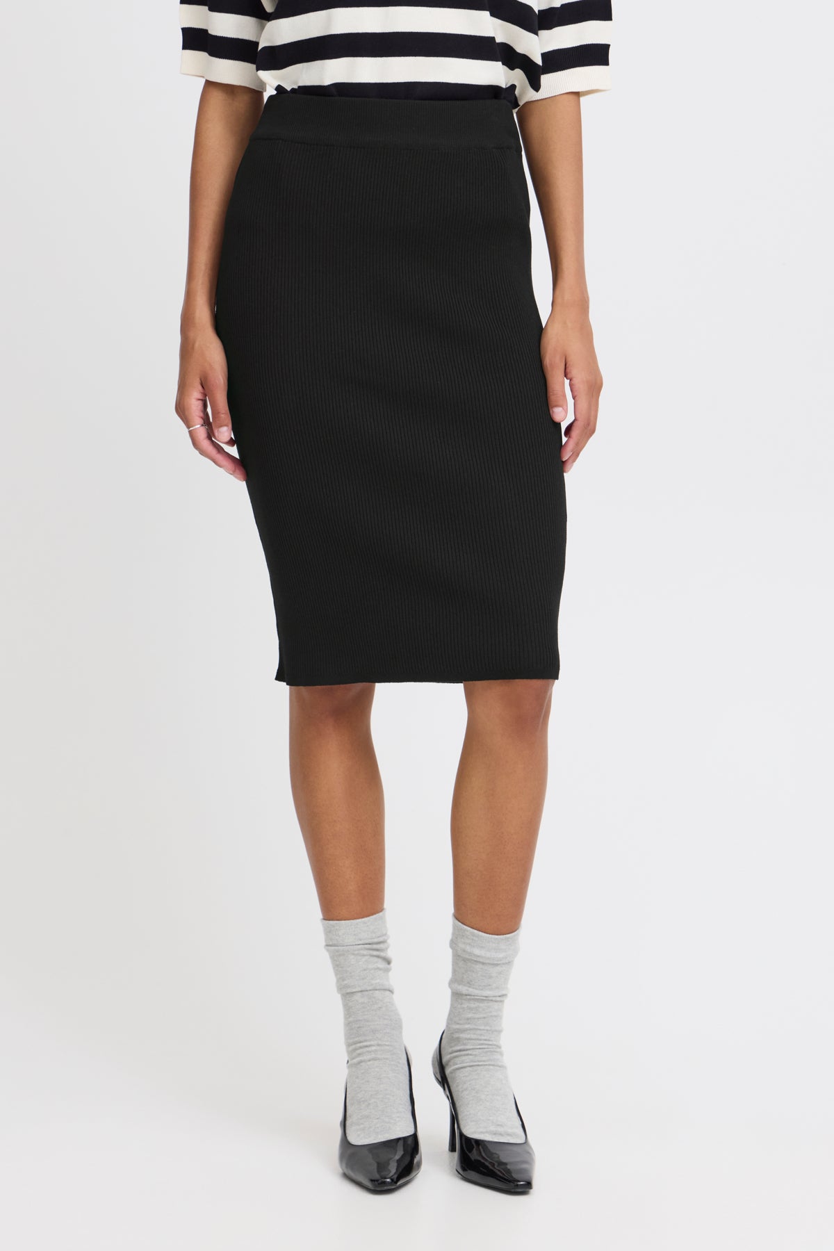 b.young Knit Pencil Skirt