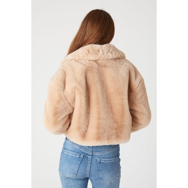 BlankNYC Oatmeal Crush Faux Bomber