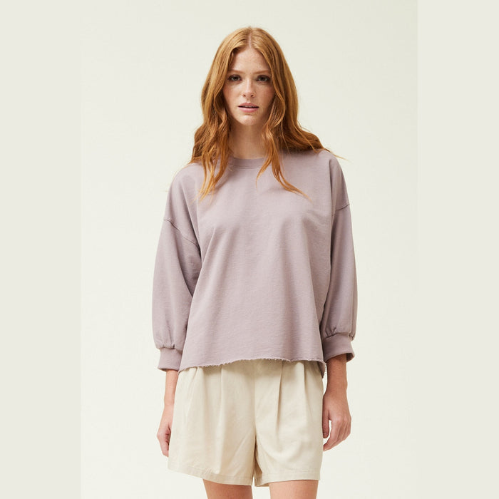 3/4 Sleeve French Terry Top