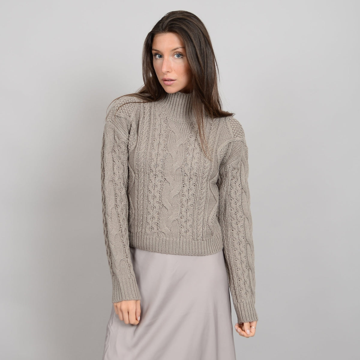 Lola's Room Erin Knit Long Sleeve Turtle Neck