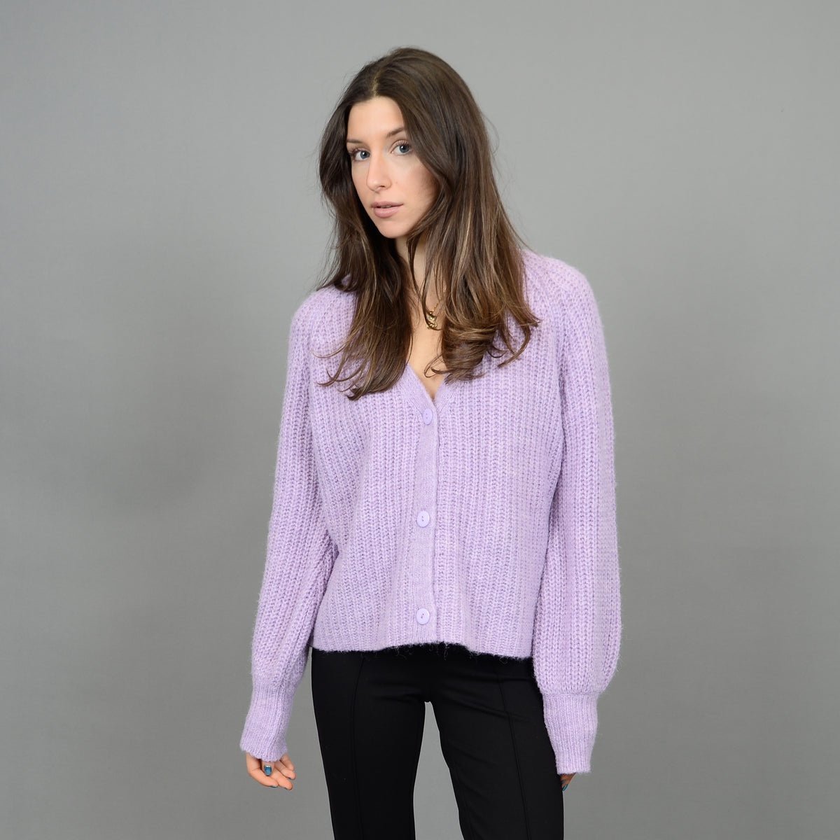 Lola's Room Loretta Raglan Sleeve V-Neck Cardigan