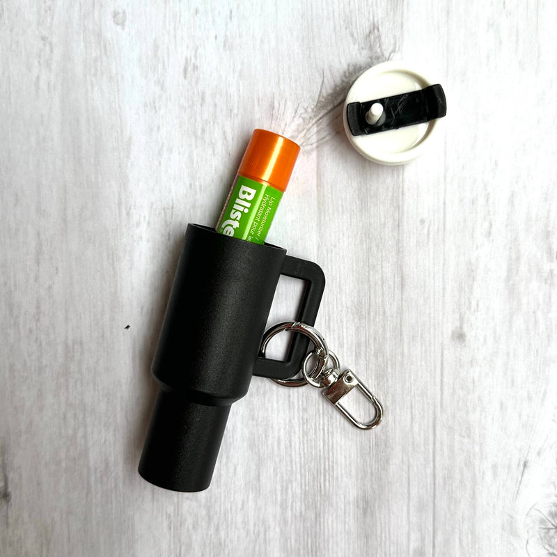 Mini Tumbler Keychain Carry Storage