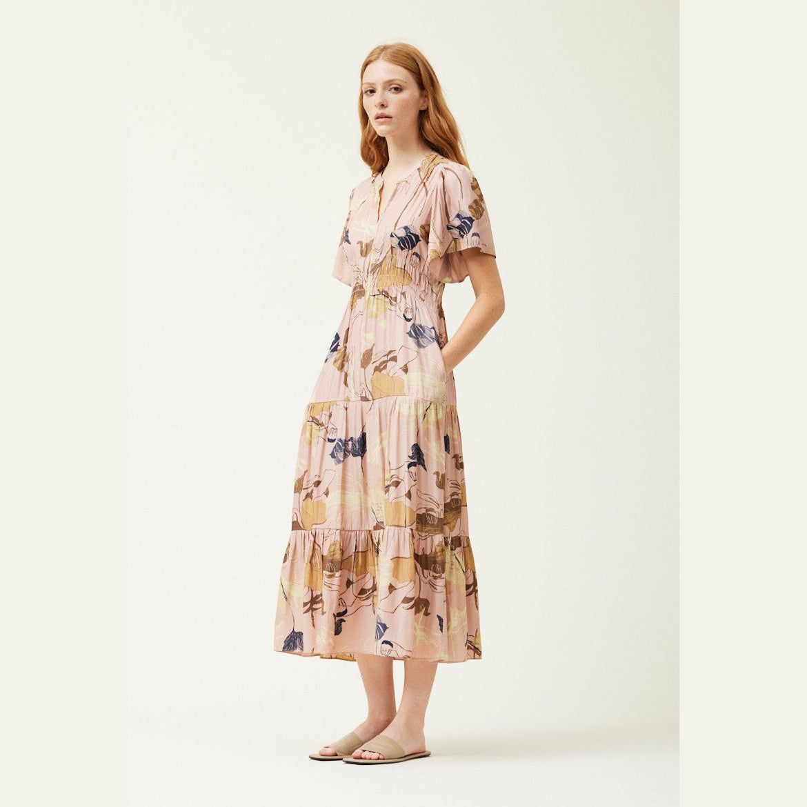 Summer Vibes Printed Midi Dress