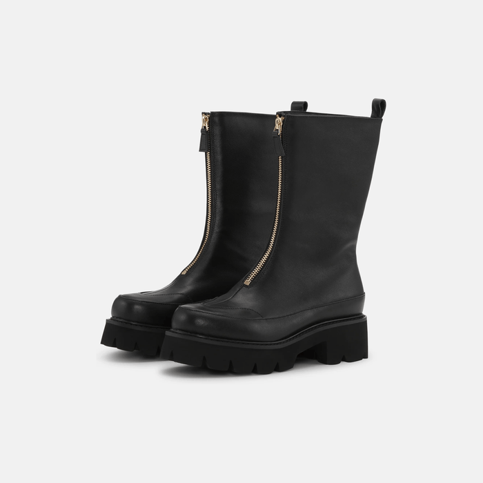 Ilse Jacobsen Miley Leather Calf Length Ankle Boot