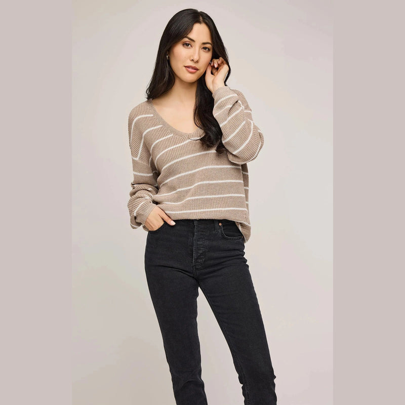 Gentle Fawn Tucker VNeck Sweater