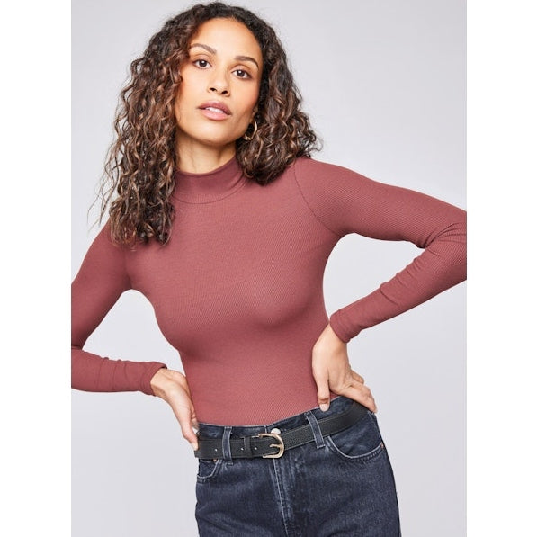 Gentle Fawn Wren Mock Neck Long Sleeve