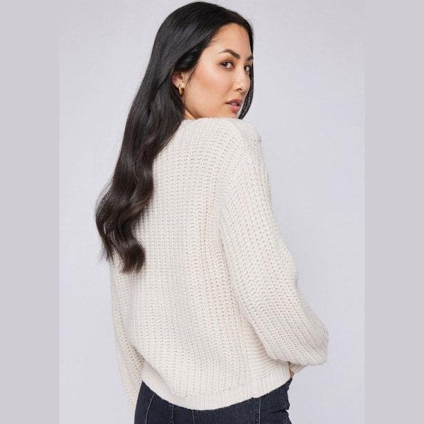 Gentle Fawn Octivia Cable V-Neck Knit