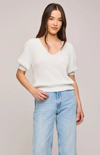 Gentle Fawn Phoebe Short Sleeve Sweater