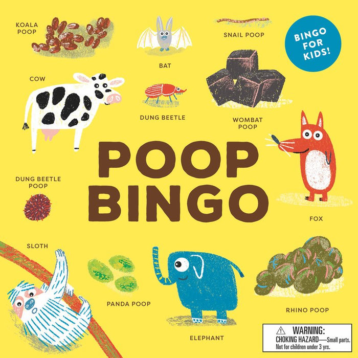 Poop Bingo Card Game