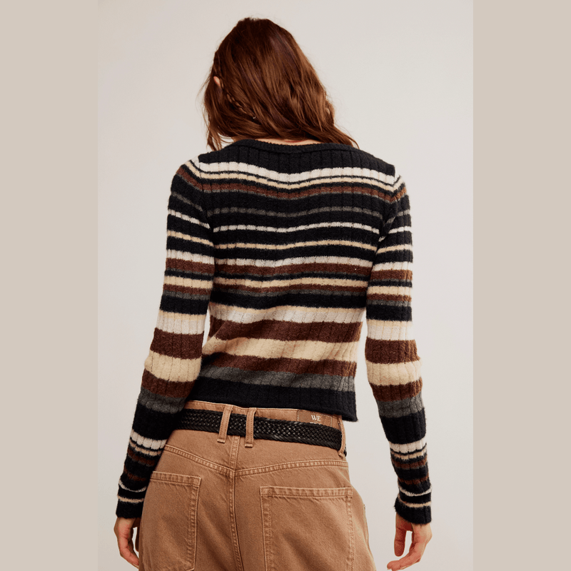 Free People Lumen Stripe Pullover