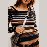 Free People Lumen Stripe Pullover