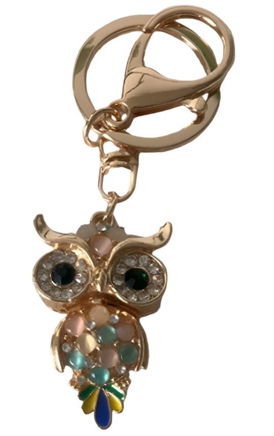 Owl Bag Charm Keychain