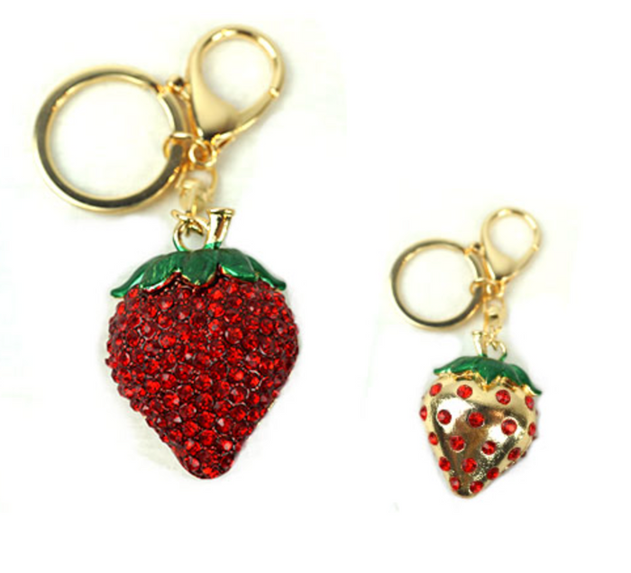 Very Berry Bag Charm Keychain