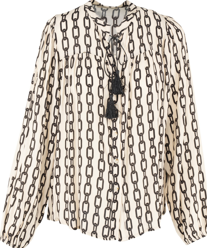 Astrid Chain Link Blouse