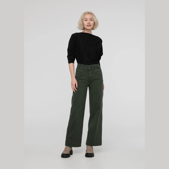 Du/er Lux Twill High Rise Trouser