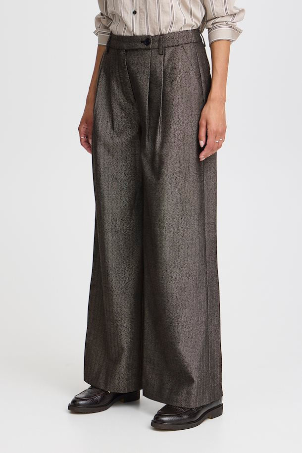 b.young Daiko Wideleg Trousers