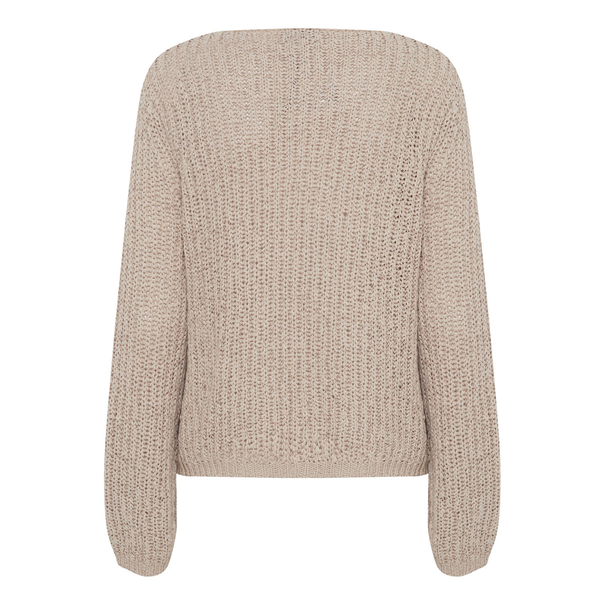 b.young Loose Knit Mara Long Sleeve Top