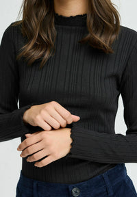 b.young Smirna Long Sleeve Mock Neck