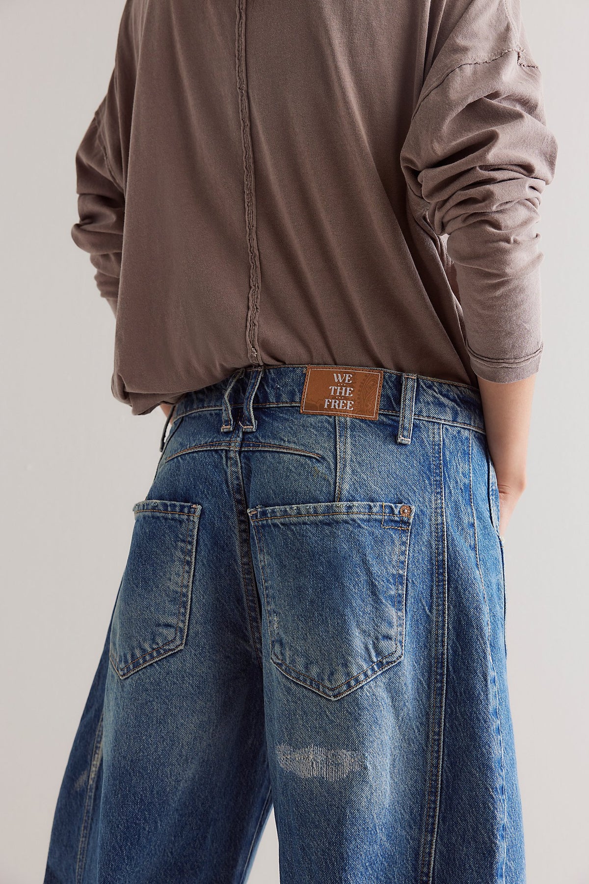 Free People Good Luck Barrel Jean 100 Years