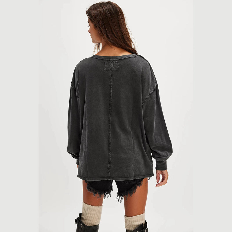 Free People Fade Into You Long Sleeve Tee