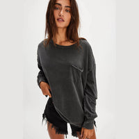 Free People Fade Into You Long Sleeve Tee