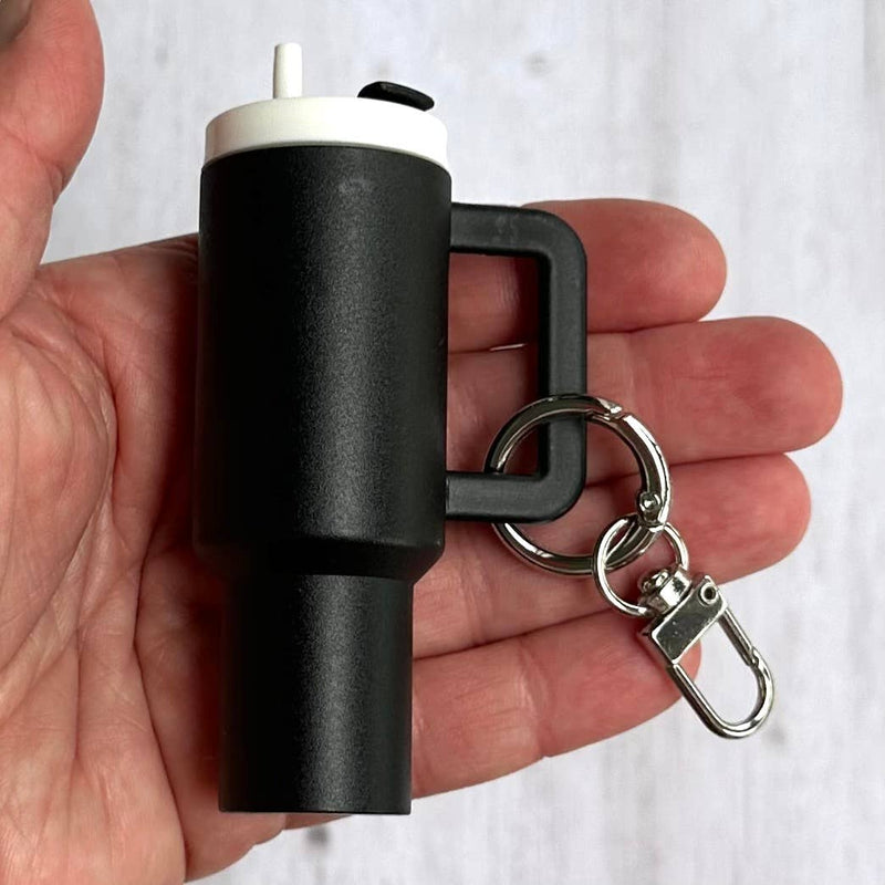 Mini Tumbler Keychain Carry Storage