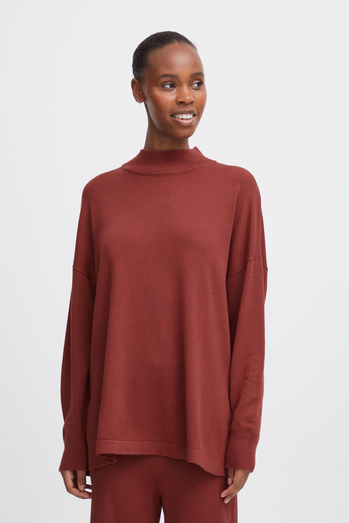 b.young Morla Loose Turtleneck