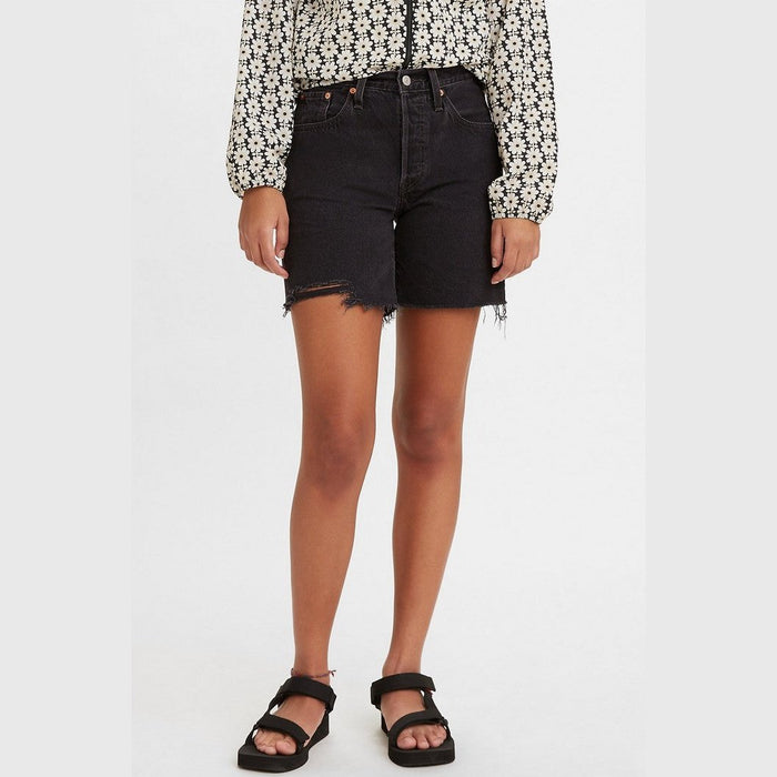 Levi's 501 Mid Thigh Short ~ Lunar Black