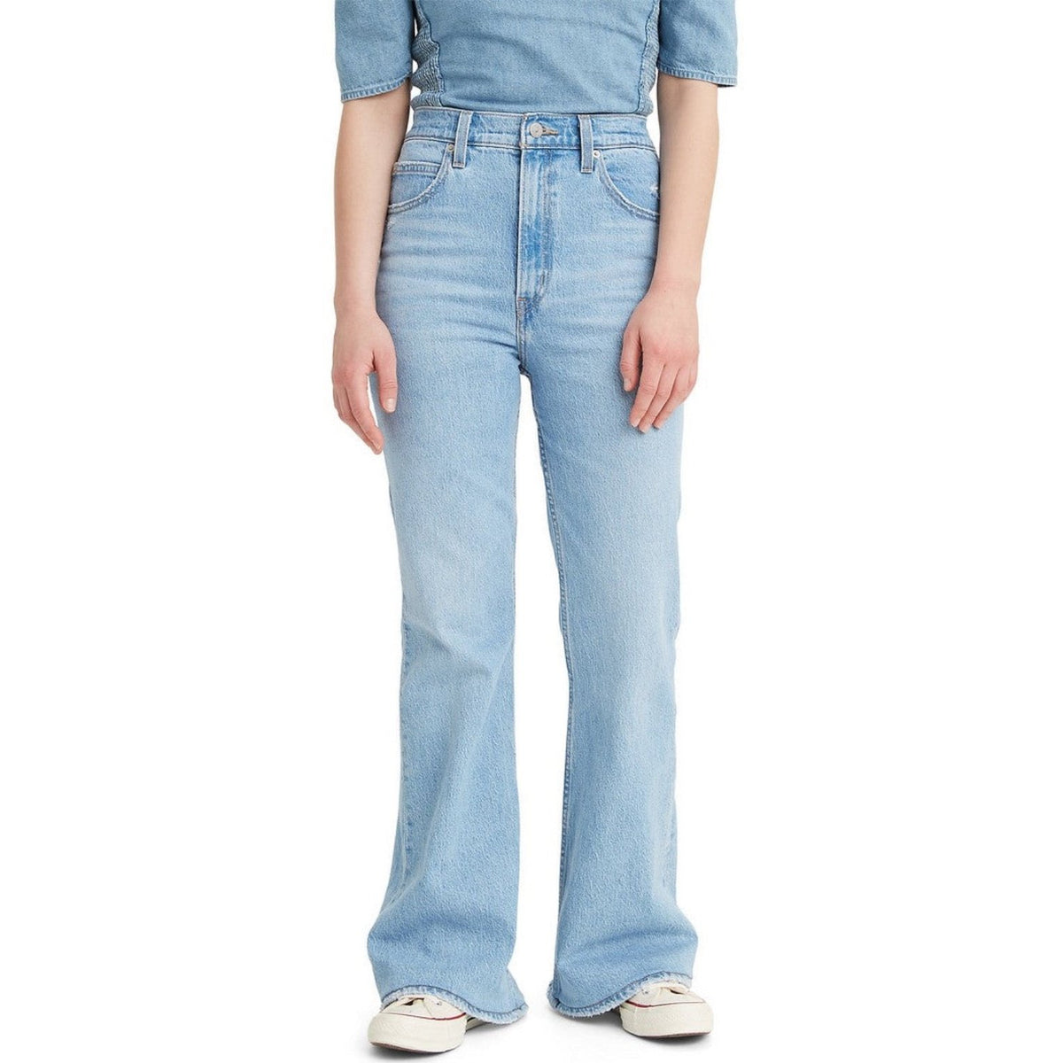 Levi's 70s High Flare Jeans - Light Wash Jeans - High Rise Jeans